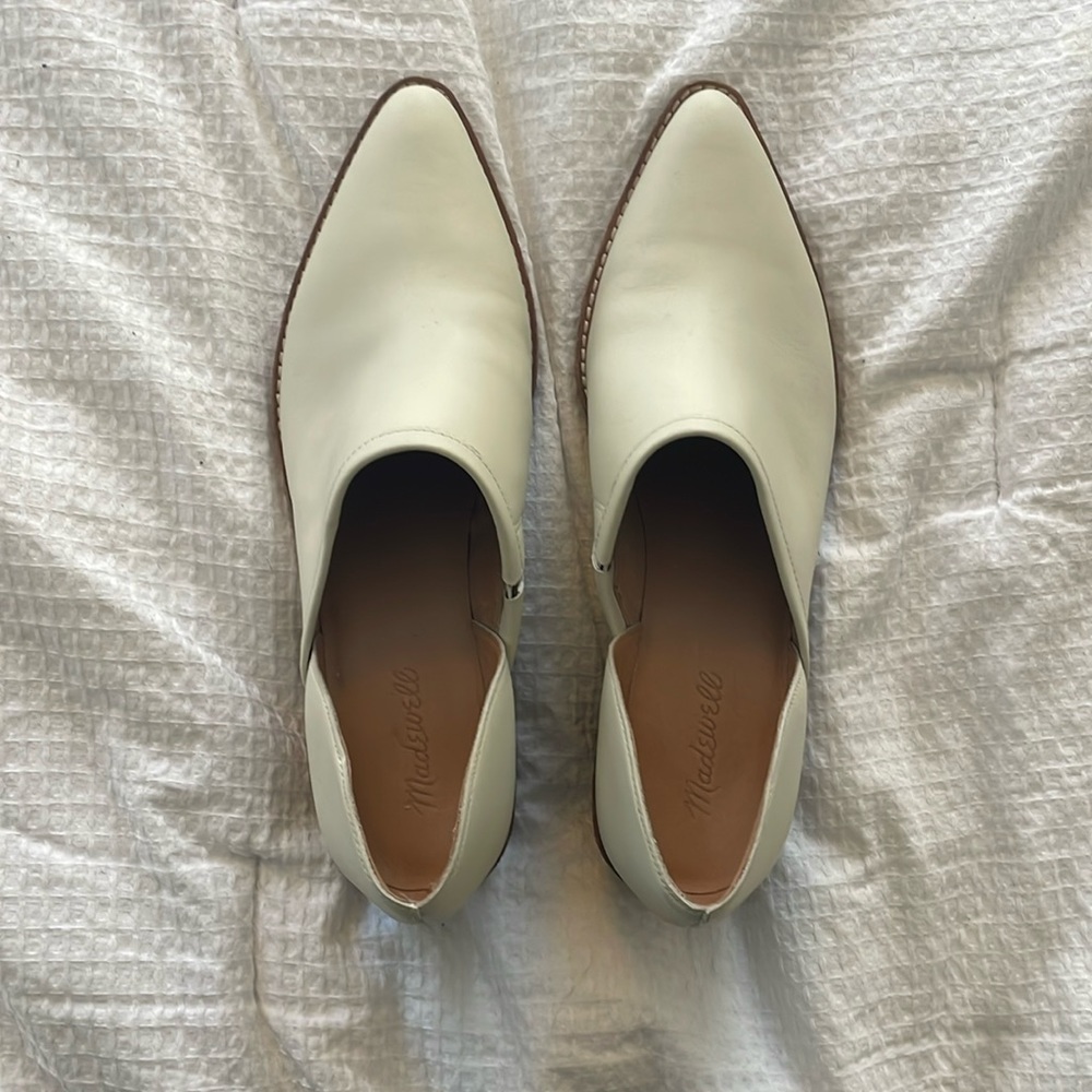 NWOB MADEWELL BONE LEATHER BRADY BOOTS SIZE 11